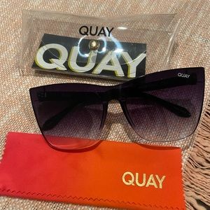 QUAY COME THRU Fade sunglasses- New